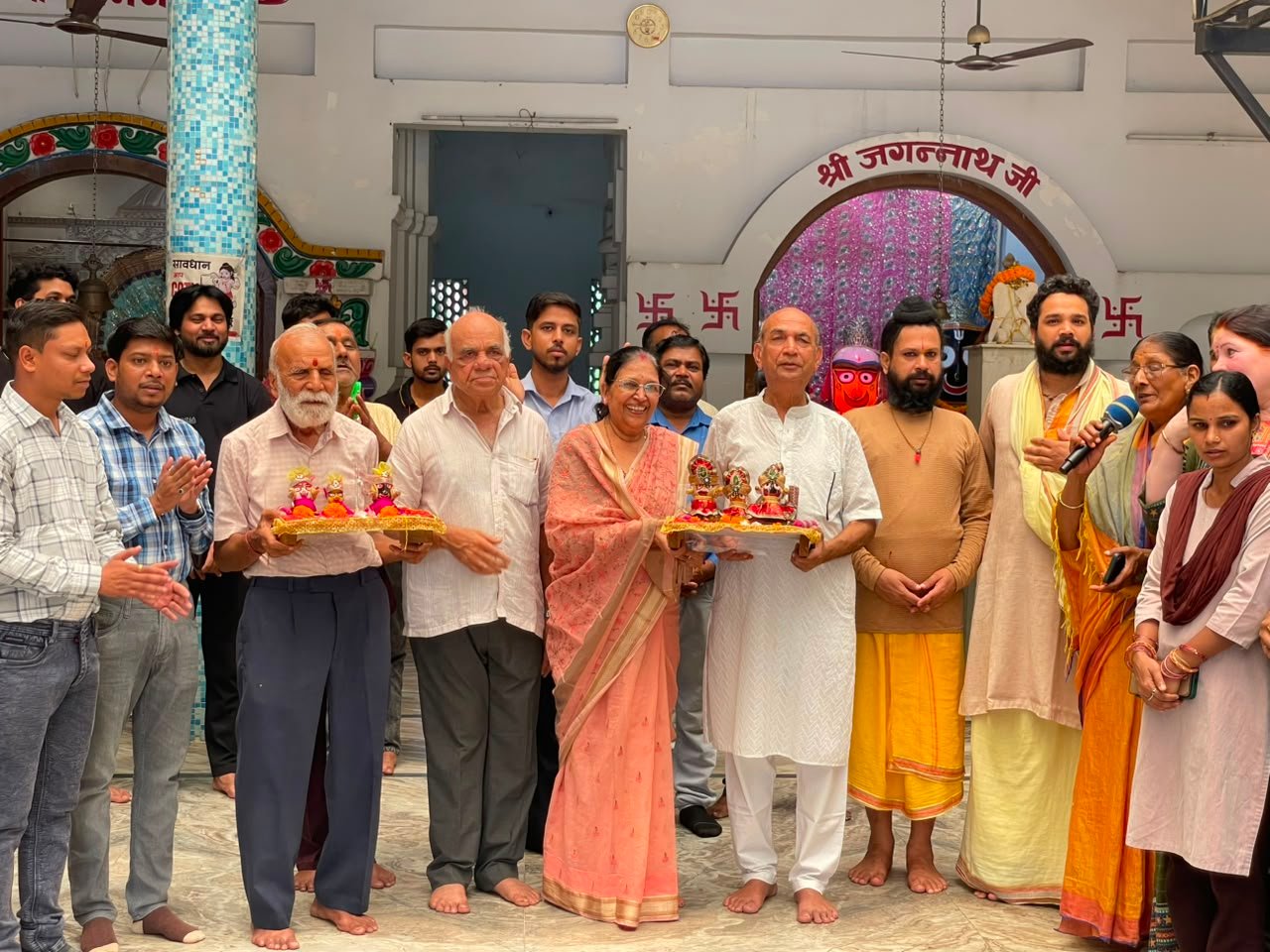 श्री सप्तदेव मंदिर में श्रद्धा एवं उत्साह के साथ मनाया गया भगवान जगन्नाथ जी का उत्सव एवं रथयात्रा का किया गया भव्य स्वागत